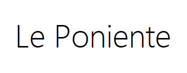 Le Poniente